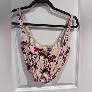Urban Outfitters Floral Corset Top